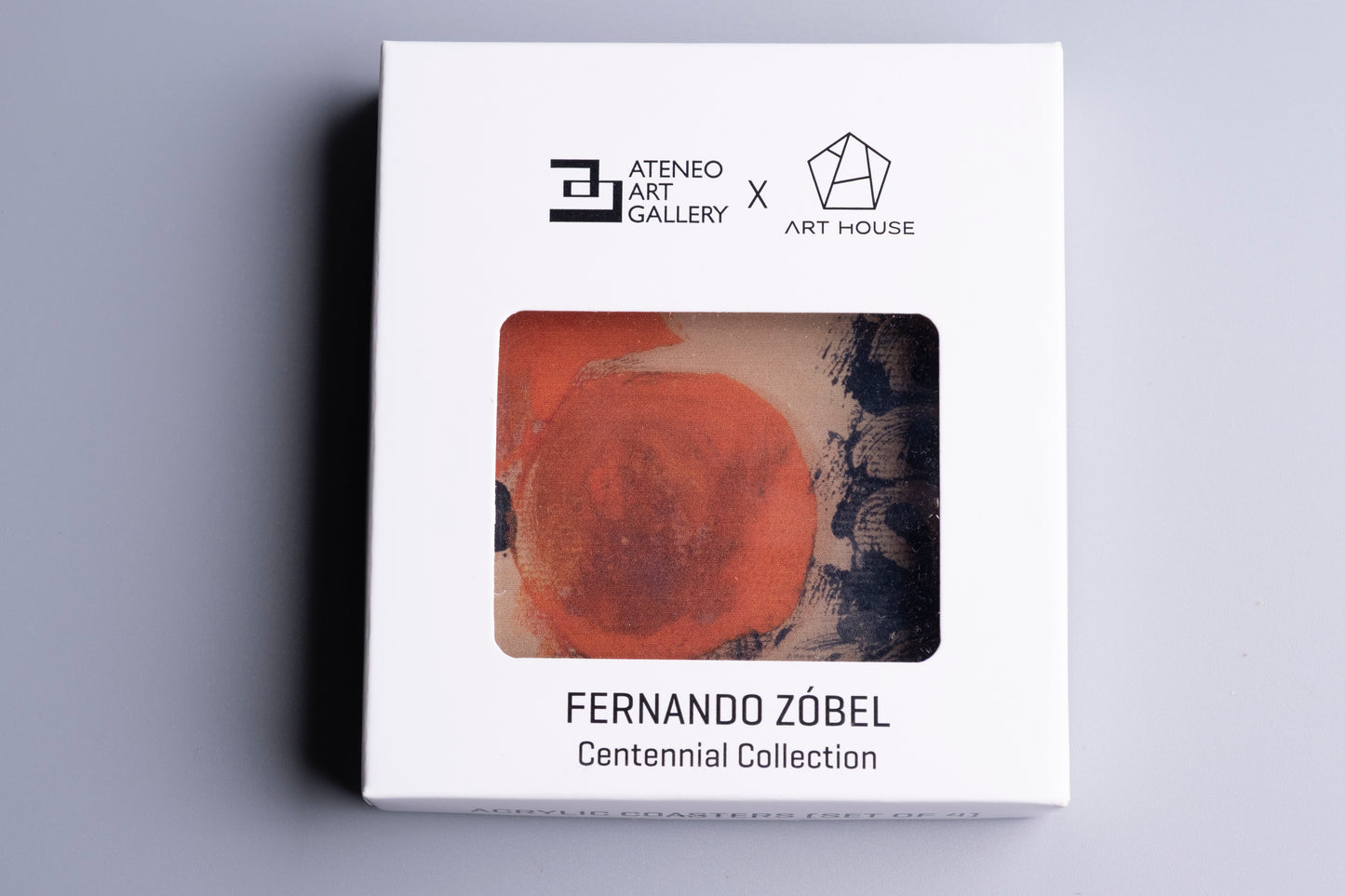 ACRYLIC SQUARE COASTER (SET OF 4)