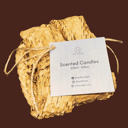Premium Scented Candle (Yellow)