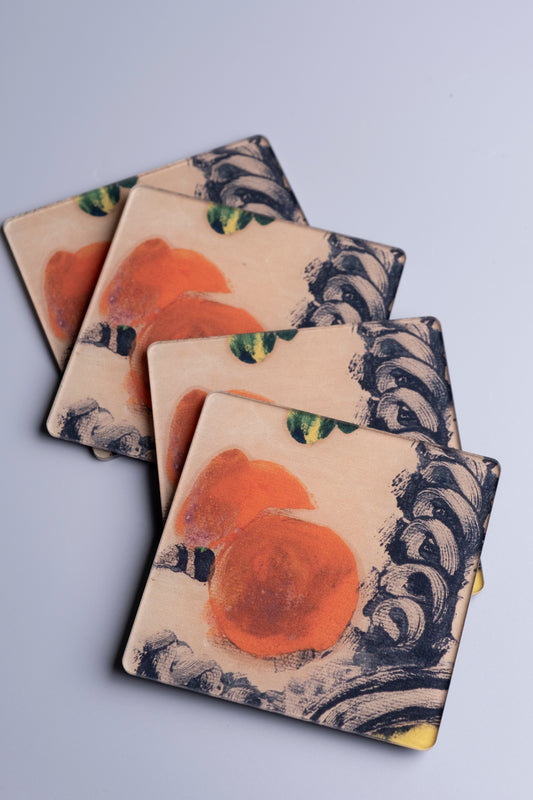 ACRYLIC SQUARE COASTER (SET OF 4)
