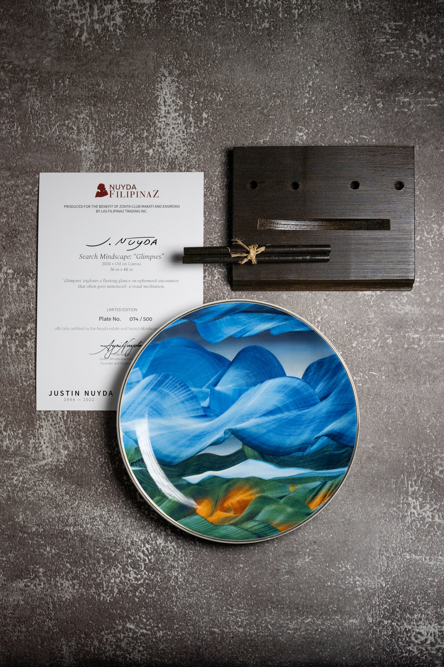 Nuyda Commemorative Plate: Search Mindscape: "Glimpses"