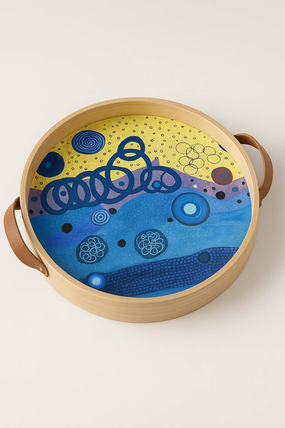 Wooden Acrylic Catch Tray
